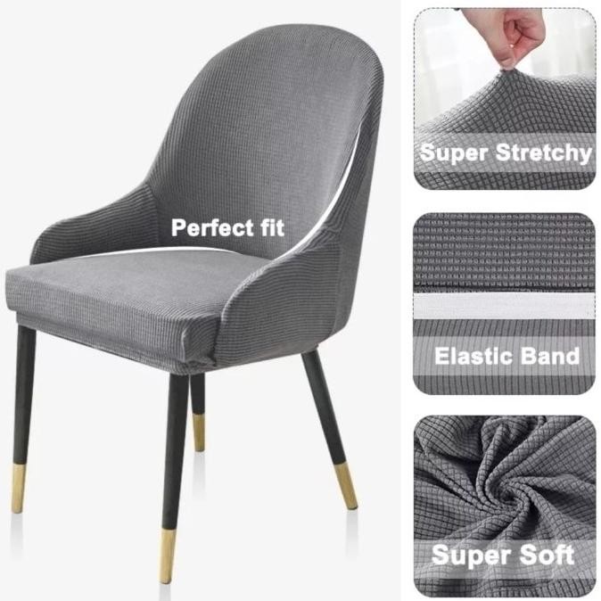 COVER KURSI SARUNG KURSI COVER SOFA MELENGKUNG DENGAN SANDARAN TANGAN