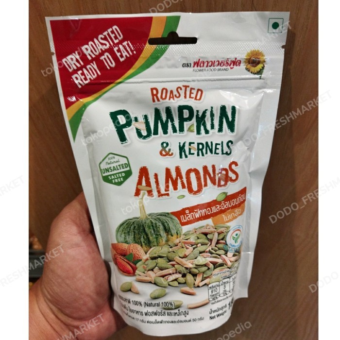 

FLOWER FOOD ROASTED PUMPKIN KARNELS & ALMOND 200GR