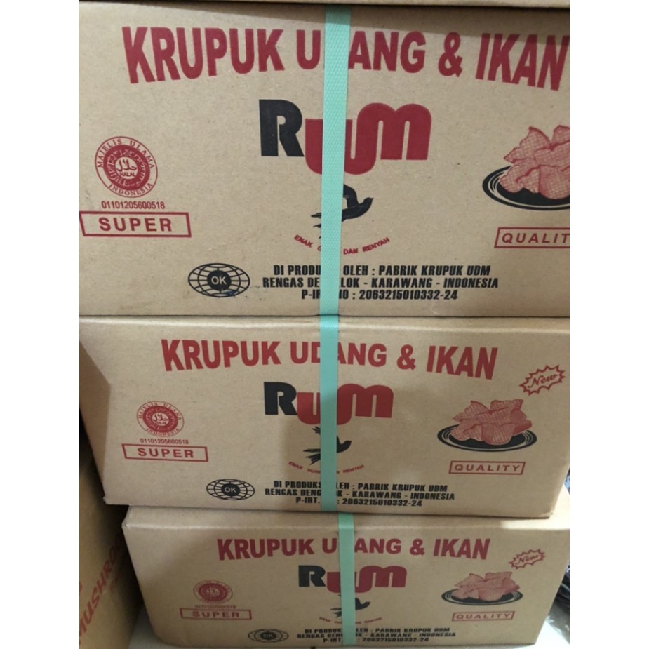 

KERUPUK / KRUPUK UDANG IKAN RWM MEDE / K 1 DUS 5 KG