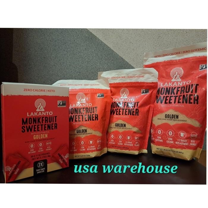 

LAKANTO MONKFRUIT SWEETENER GOLDEN SACHET / 235 / 454 / 800GR