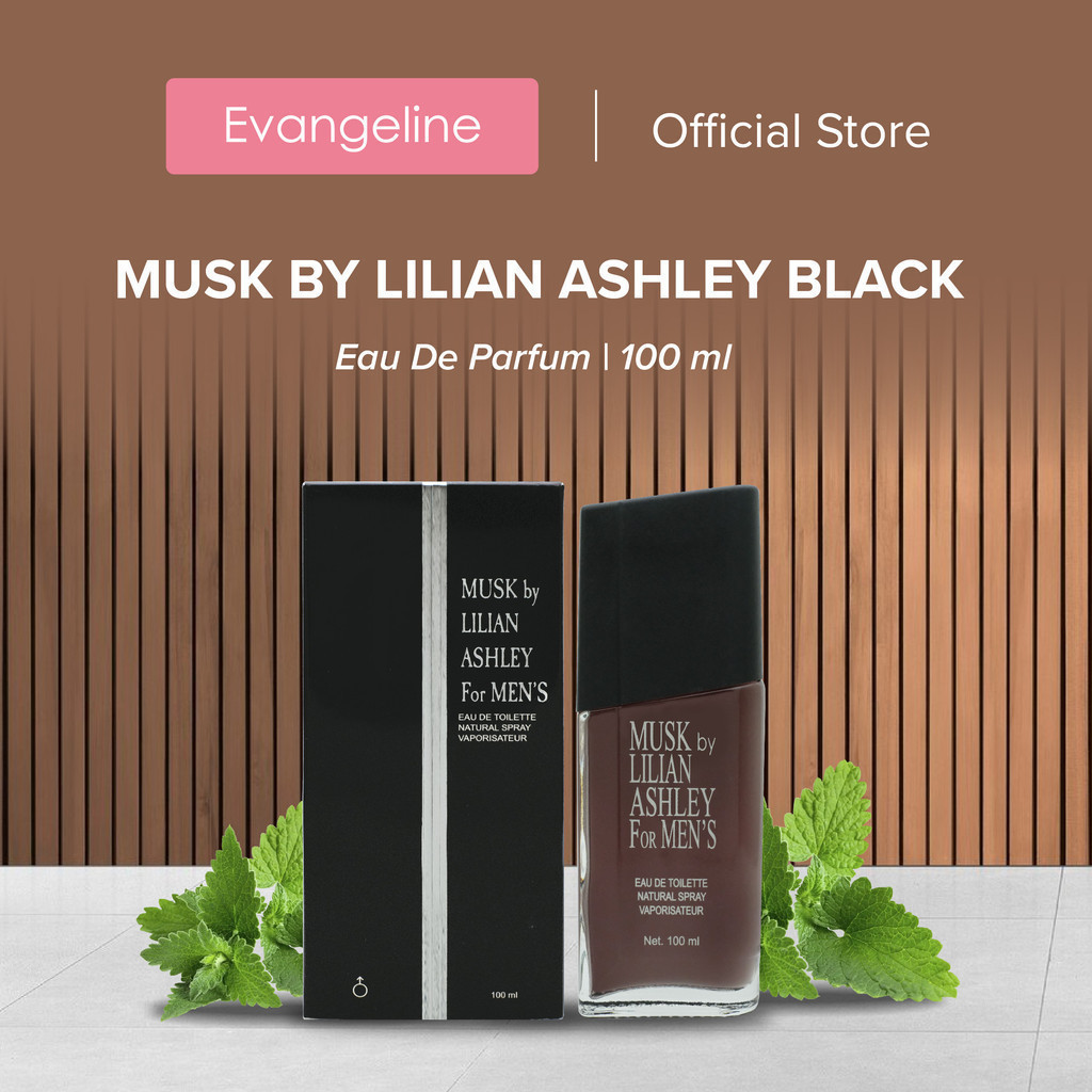 Musk by Lilian Ashley Eau de Toilette Black 100ml | Best Seller Parfum Pria EDT