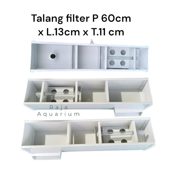 Talang Filter Aquarium 60 CM Penjernih Air Aquascape Top Filter Media