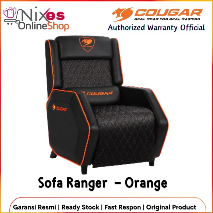 Sofa Cougar Ranger Gaming Premium Breathable - Orange