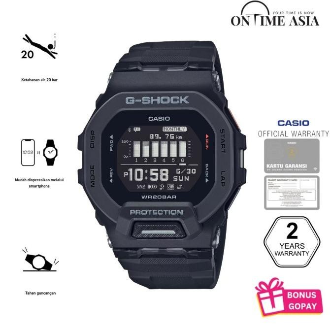 Casio G-Shock Gbd-200-1Dr / Gbd200-1 Original & Garansi