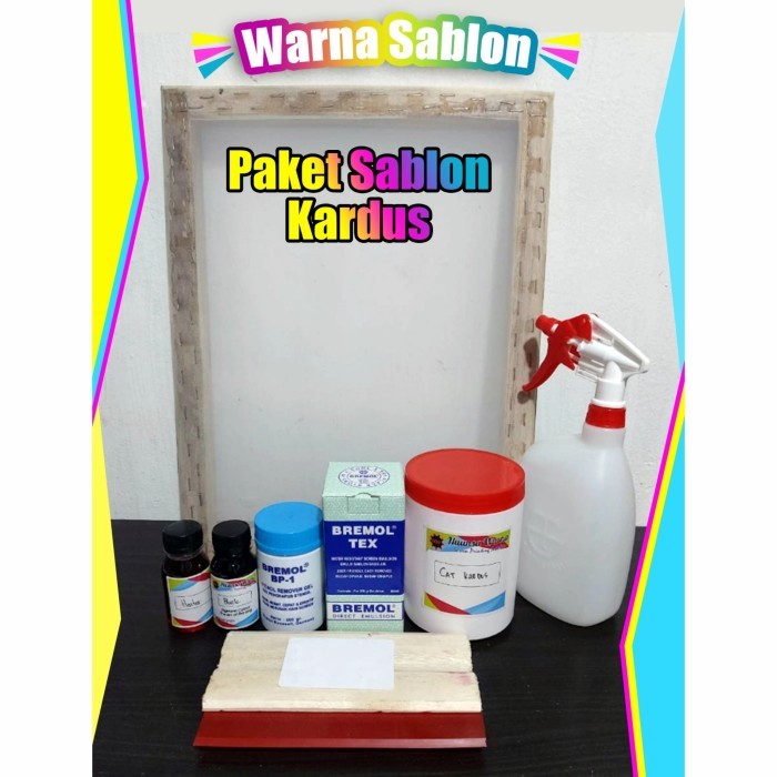

TERBARU! Paket sablon kardus murah