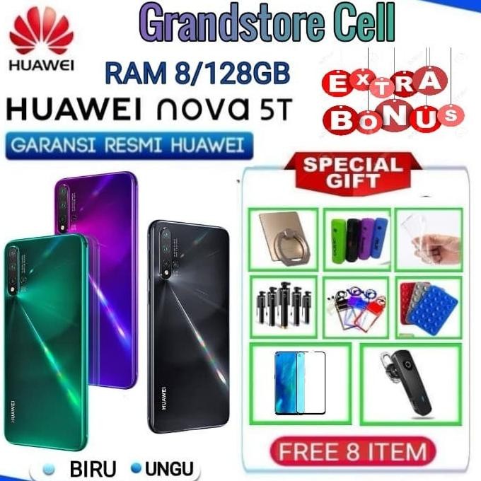 Huawei Nova 5T Ram 8/128 Gb Garansi Resmi Huawei Indonesia