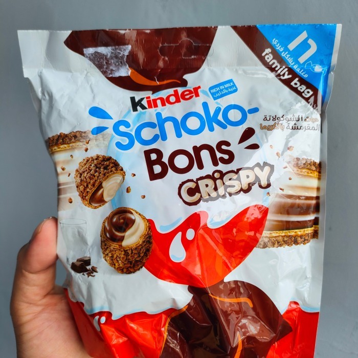 

KINDER SCHOKO BONS CRISPY 16PCS SNACK IMPOR