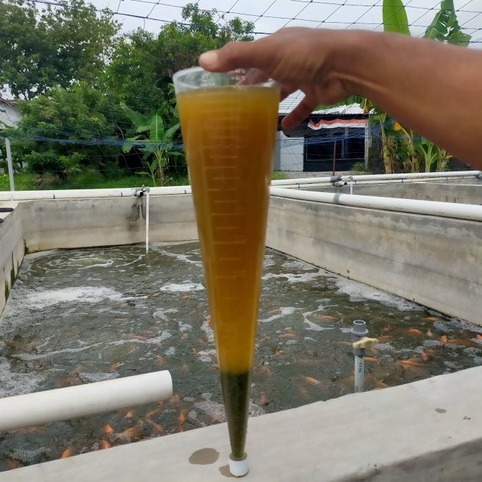 Imhoff Cone Sedimentation Gelas Ukur / Takar Flok Bentuk Kerucut Merek Forlab Kapasitas 1 Liter /