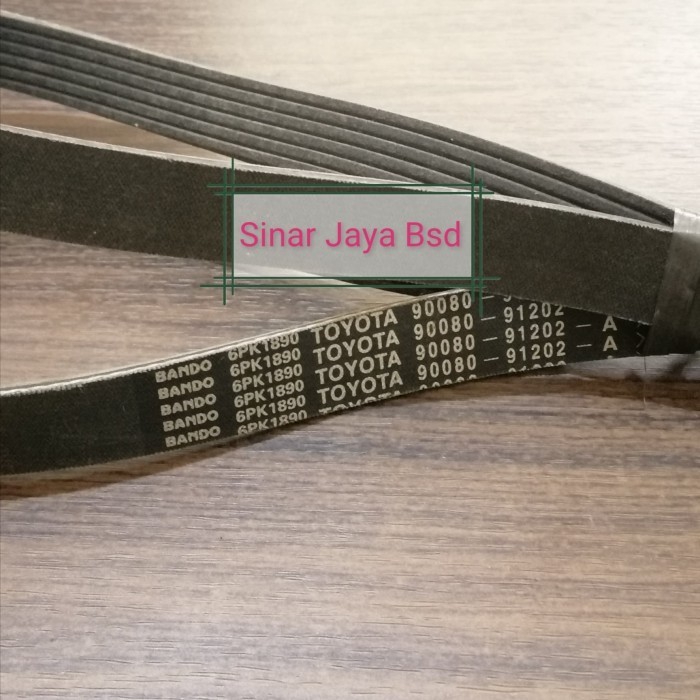 Fan Belt Altis 6PK1890 ASLI Orisinil TERMURAH
