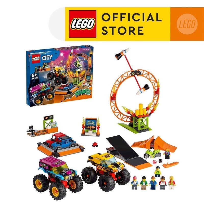 LEGO City Stuntz 60295 Stunt Show Arena (668 Pieces) Mainan Balok (6 Tahun+)