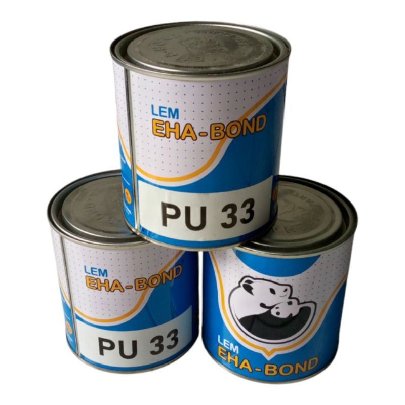 Lem Putih Lem PU 33 Eha Bond Kemasan Kaleng Kecil