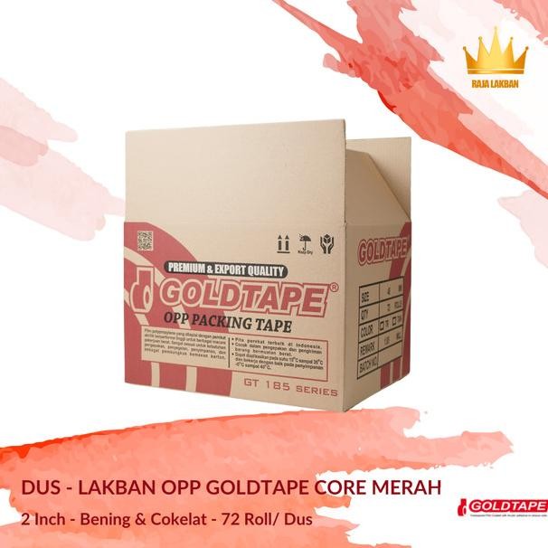 Laban Goldtape Plaban Goldtape Opp Core Merah 90 Yard Per Du