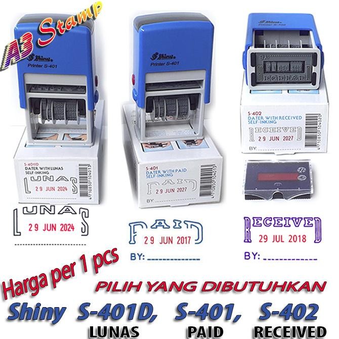 

Sale Stempel Otomatis Lunas , Paid , Received Shiny S-401D , S-401 , S-402