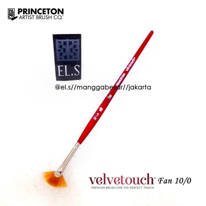 

Princeton Velvetouch Brush Fan 10/0 ( Kuas Lukis )