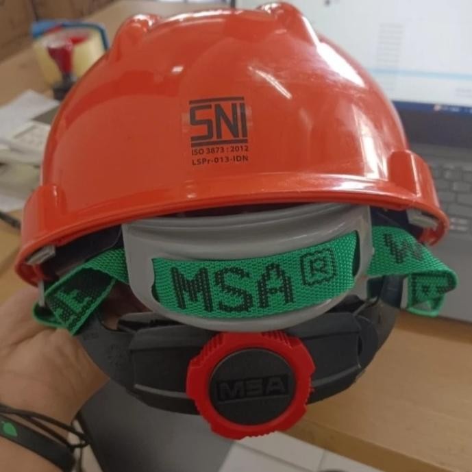 Helm Safety Msa Fastrack +Chinstrap/Safety Helm Proyek Kerja Msa Vgard