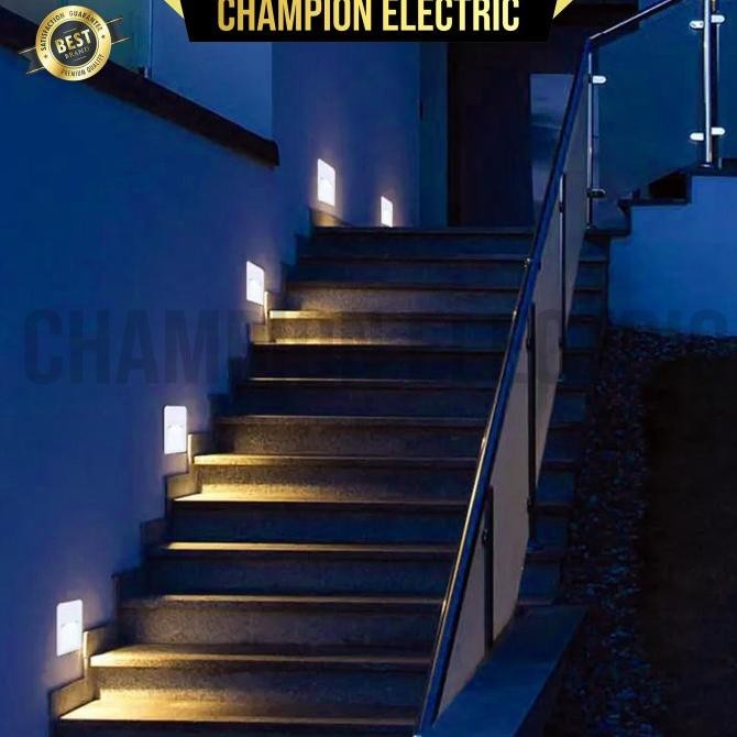Baru Lampu Tempel Tangga Led 2 Watt Dinding Indoor Outdoor Outbow Minimalis