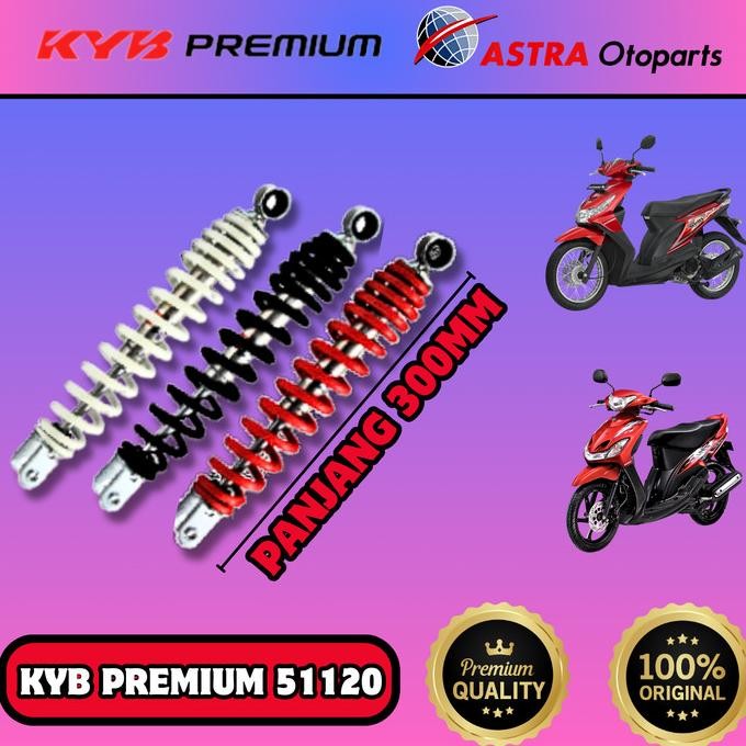 Shock Breaker Yamaha Mio Sporty Mio Smile Fino Xeon Kyb Kayaba 51120
