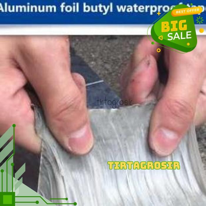 

LAKBAN ANTI BOCOR ALLUMUNIUM FOIL BUTYL WATERPROOF ADHESIVE TAPE 5CM X 3M LAKBAN BESI ANTI PANAS TERBAIK