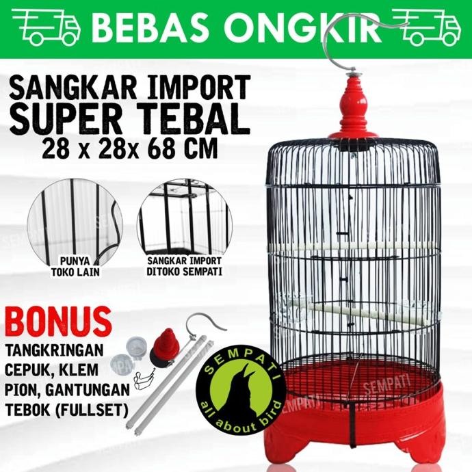 Sangkar Besi Import Kandang Burung Pleci Ciblek Kolibri Dll Spbim