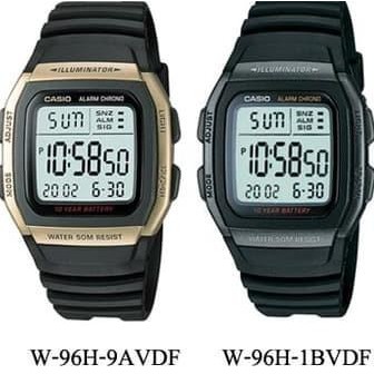 Jam Tangan Casio W-96H-1B W-96H W 96H W-96H-1A W-96H-9 Original Resmi
