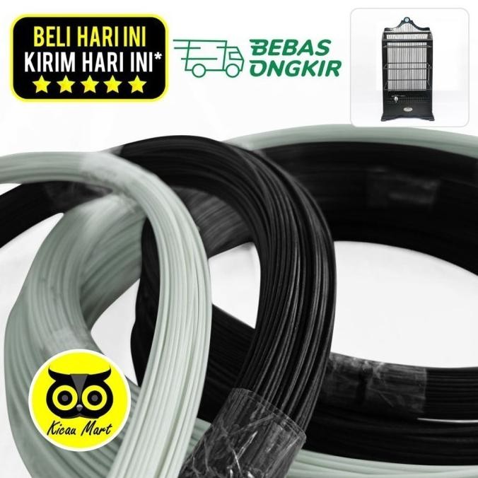 Jeruji Ruji Sangkar Kandang Burung Fiber Non Kulit Rol Rollan Gulung