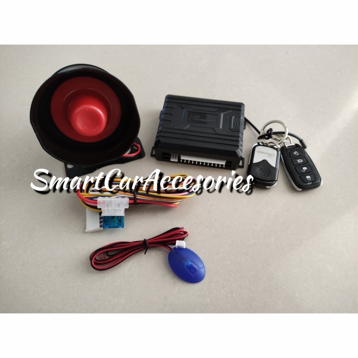 Original.. Car Alarm Set Mobil Universal Model Original Avanza Agya Suara Tuk-Tuk
