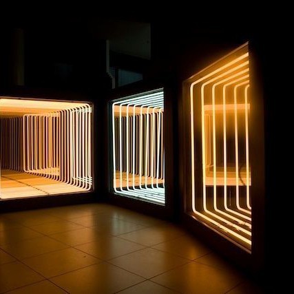 MURAH lampu hias led 3d custom hiasan dining interior