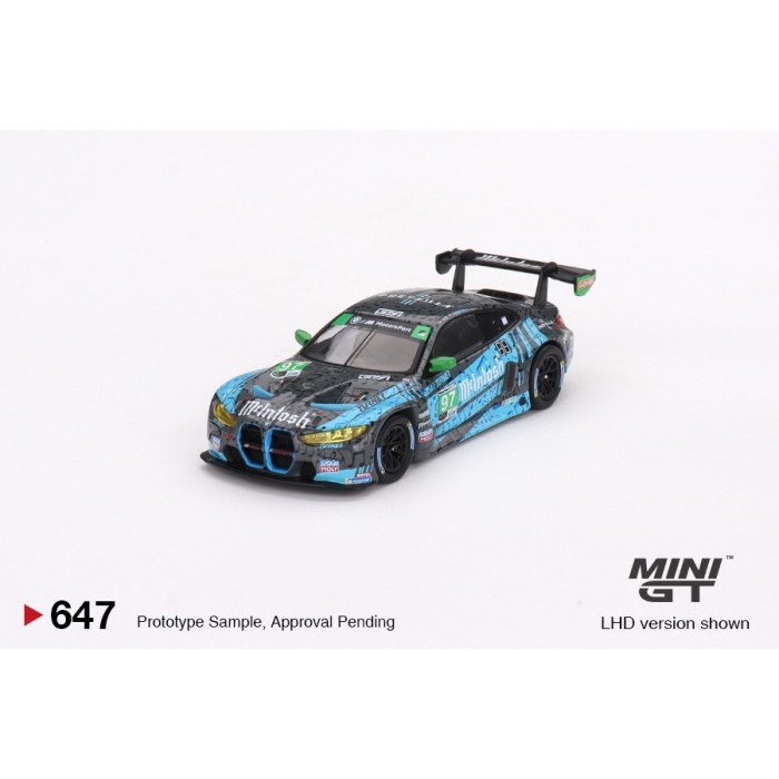 MINIGT 647 BMW M4 GT3 #97 Turner Motorsport IMSA 2023 Laguna Seca GTD 2nd Place Diecast Mini GT MGT