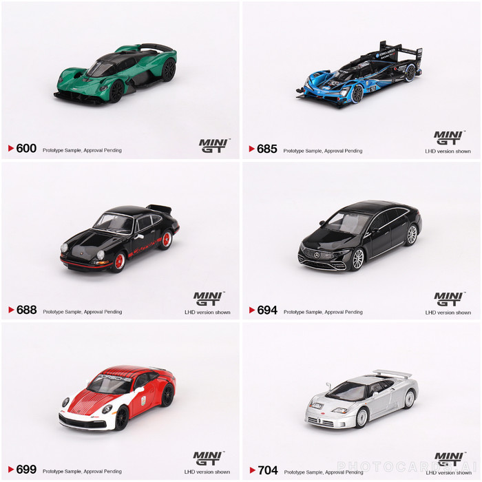 MINIGT 600 Aston Martin Valkyrie - 685 Acura ARX-06 GTP #10 Konica Minolta ARX-06 2023 IMSA - 688 Po