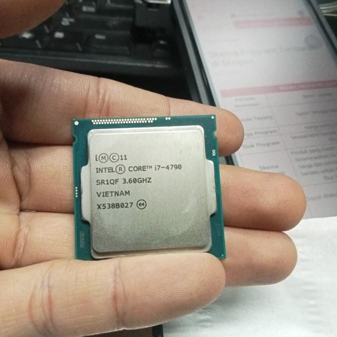 READY PROSESOR INTEL CORE I7 4790 @3.60GHz GEN 4 MURAH AJA
