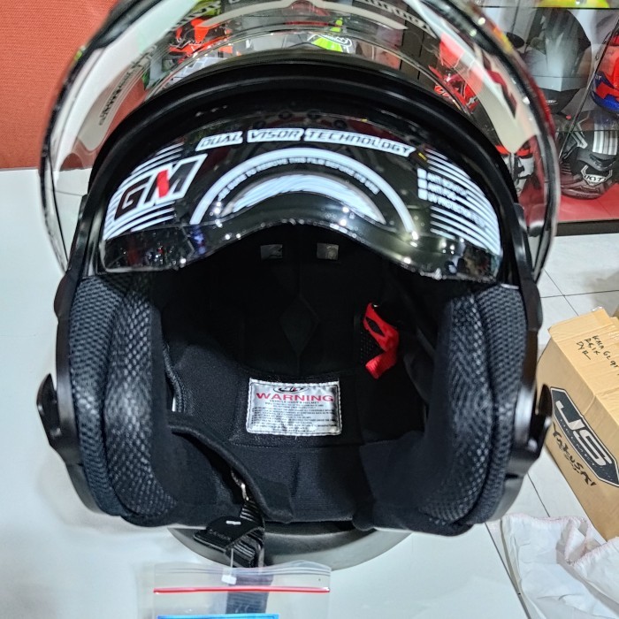 Helm Gm Fury Double Visor Solid