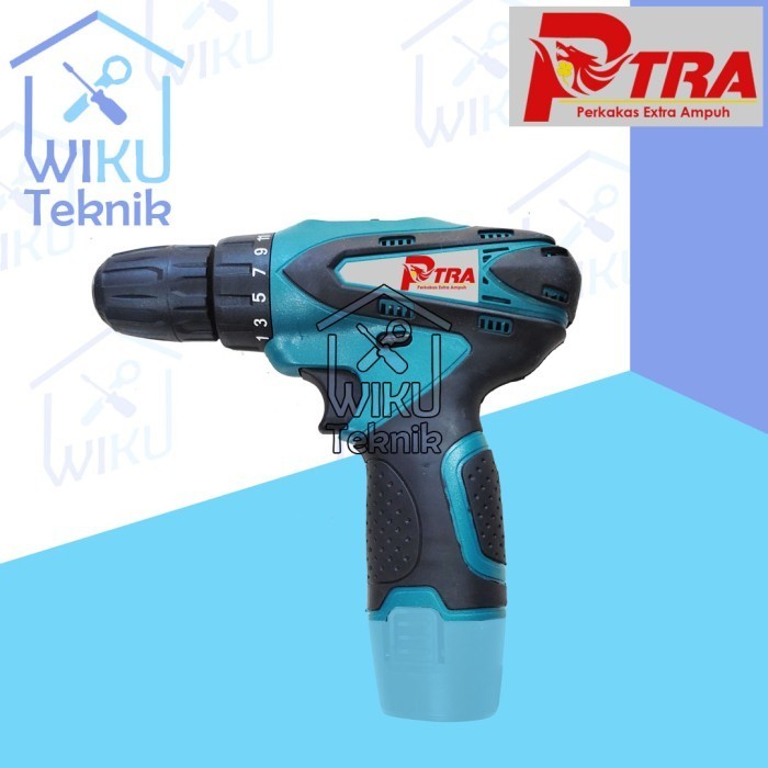 Mesin Bor Cordless Drill 12V PTRA WiKu Mailtank UNIT ONLY TERMURAH
