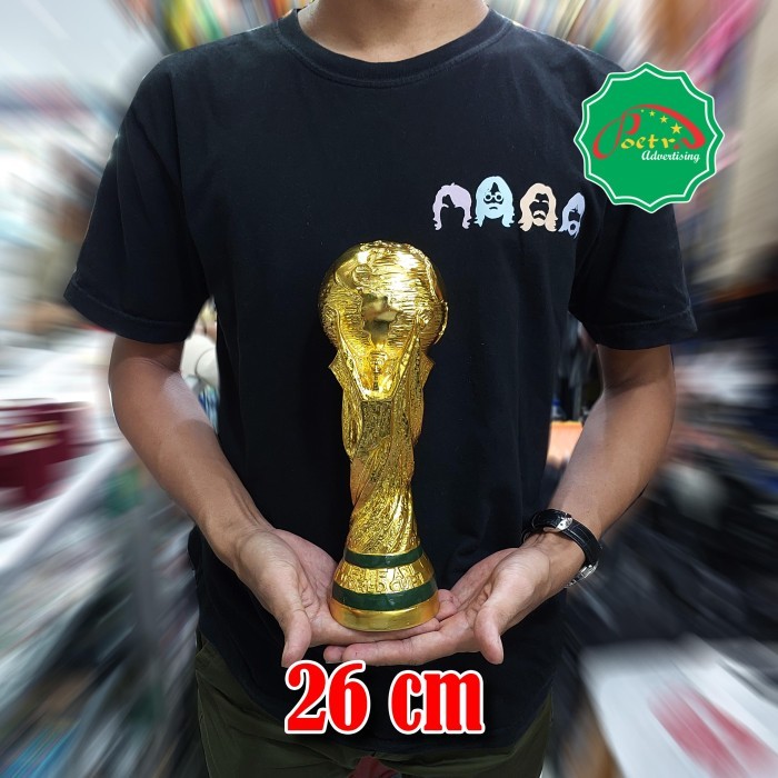 Piala Trophy Piala Dunia ( Fifa World Cup ) Chrome Gold