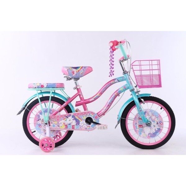 TERLARIS Sepeda Anak Perempuan 12 16 18 Trek Unicorn Kuda Pony