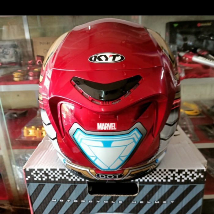 Helm Full Face Kyt K2 Rider Ironman