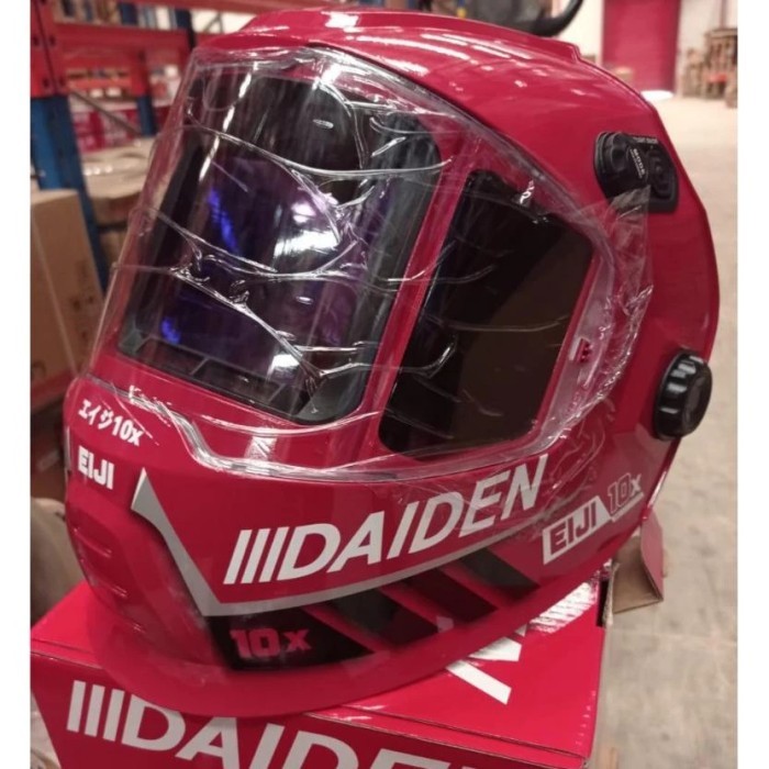Eiji10X Helm Las Premium Quality Daiden Jepang Topeng Las Otomatis Eiji 10X