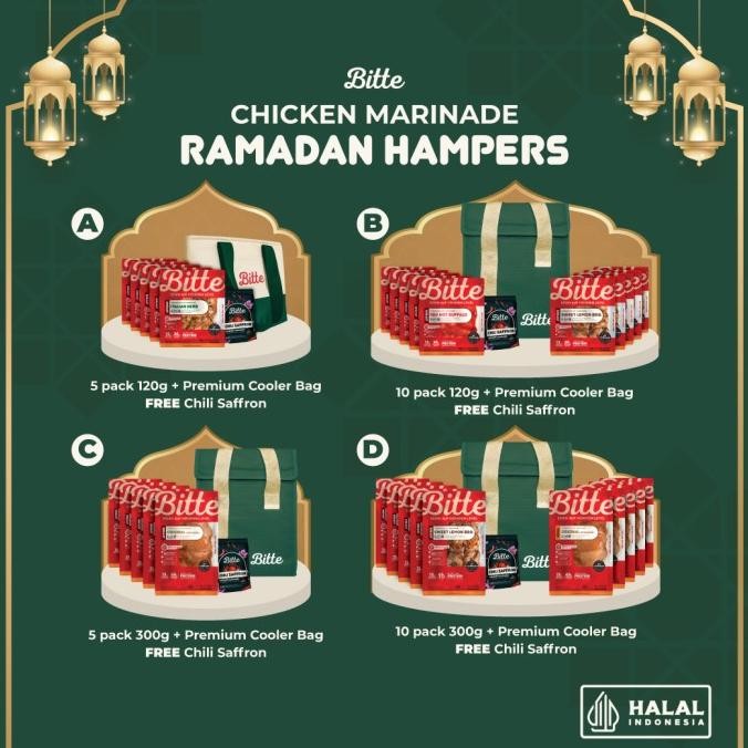 

Bitte Hampers Gift Parcel Frozen Chicken Marinade + Premium Cooler Bag