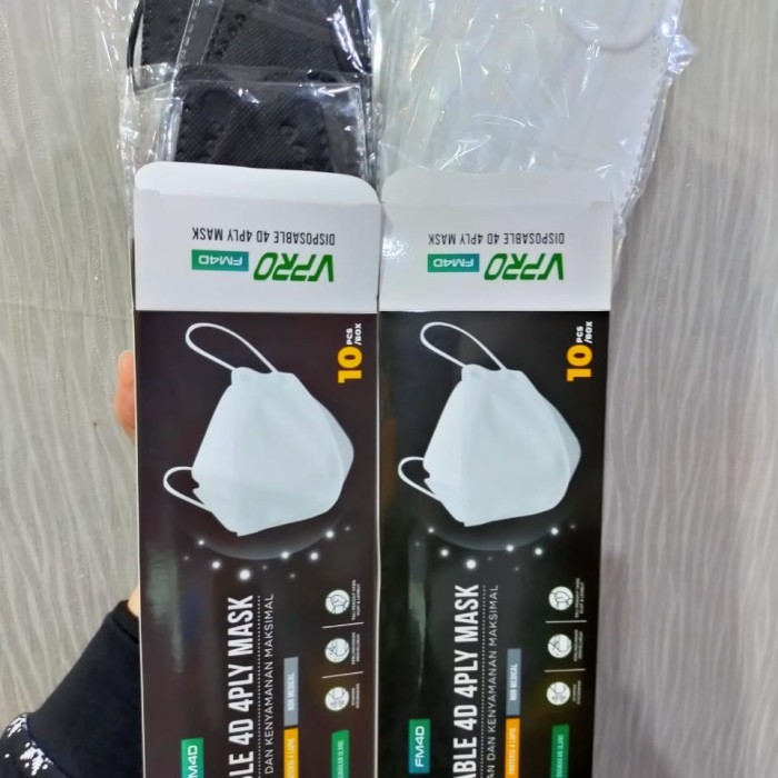 Masker Vpro 4D 4Ply Disposable Mask