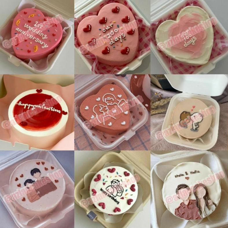 

CR - ready cake valentine korean hempers TERLARIS