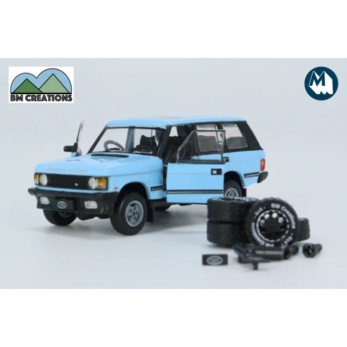 64B0206 BM CREATIONS 1992 LAND ROVER RANGE ROVER CLASSIC LSE BLUE BMC