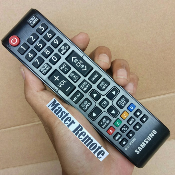 Remote Remot Tv Samsung Original Lcd Led Ori Asli Bn59-01224B