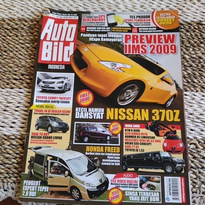 Buku Majalah Auto Bild Indonesia Juli 2009 Edisi 162 Original Preloved