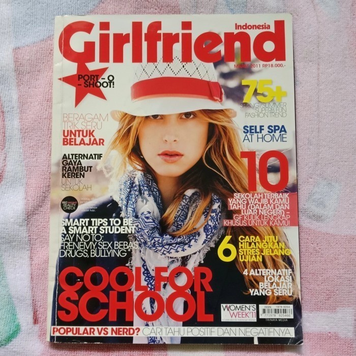 Buku Majalah Girlfriend Indonesia Maret 2011 Original Preloved