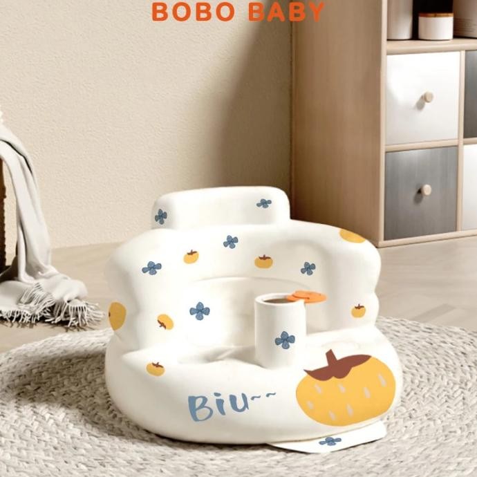 Sofa Bayi Tiup PVC Kursi Sofa Belajar Duduk Bayi Kursi Balon Makan Bayi WJ13