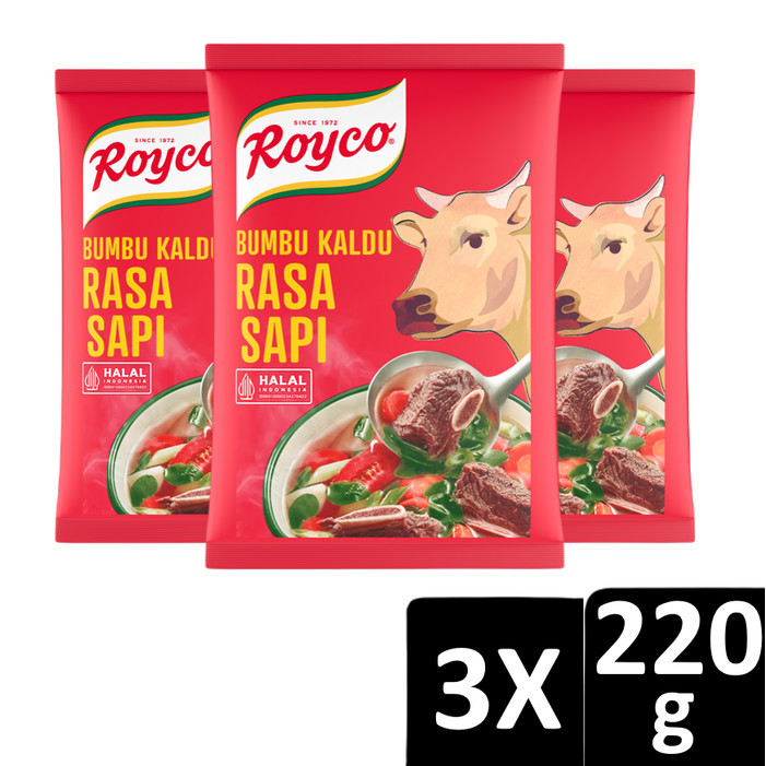

DISKON Royco Bumbu Kaldu Sapi 230g Multi Pack