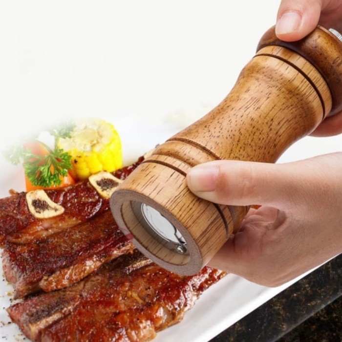 

GRATIS ONGKIR Botol Kayu untuk Penyimpanan dan Penggiling Bumbu / Merica