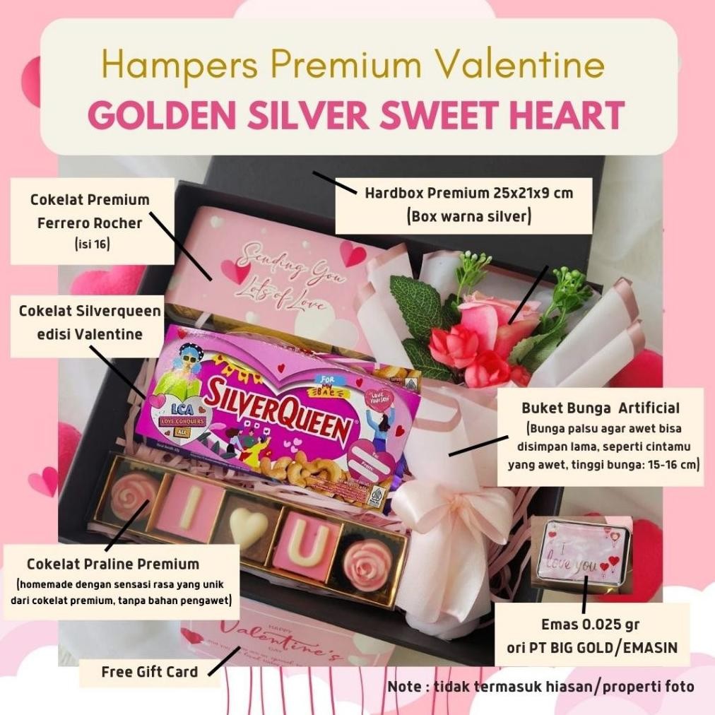 

CR - kADO VALENTINE UNTUK CEWEK Hampers Valentine Kado Cewek Coklat Valentine Hadiah Pacar Sweet Hapunni TERLARIS
