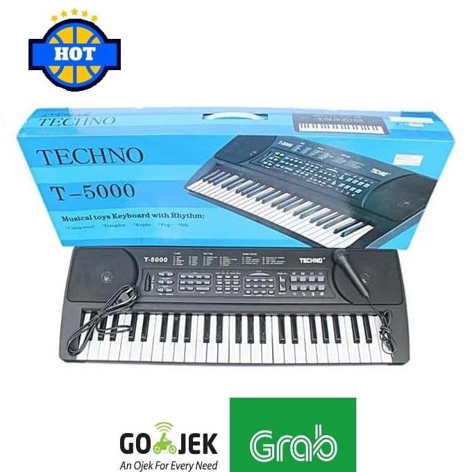 Produk Baru PIANO KEYBOARD TECHNO T5000 - ORGAN TUNGGAL