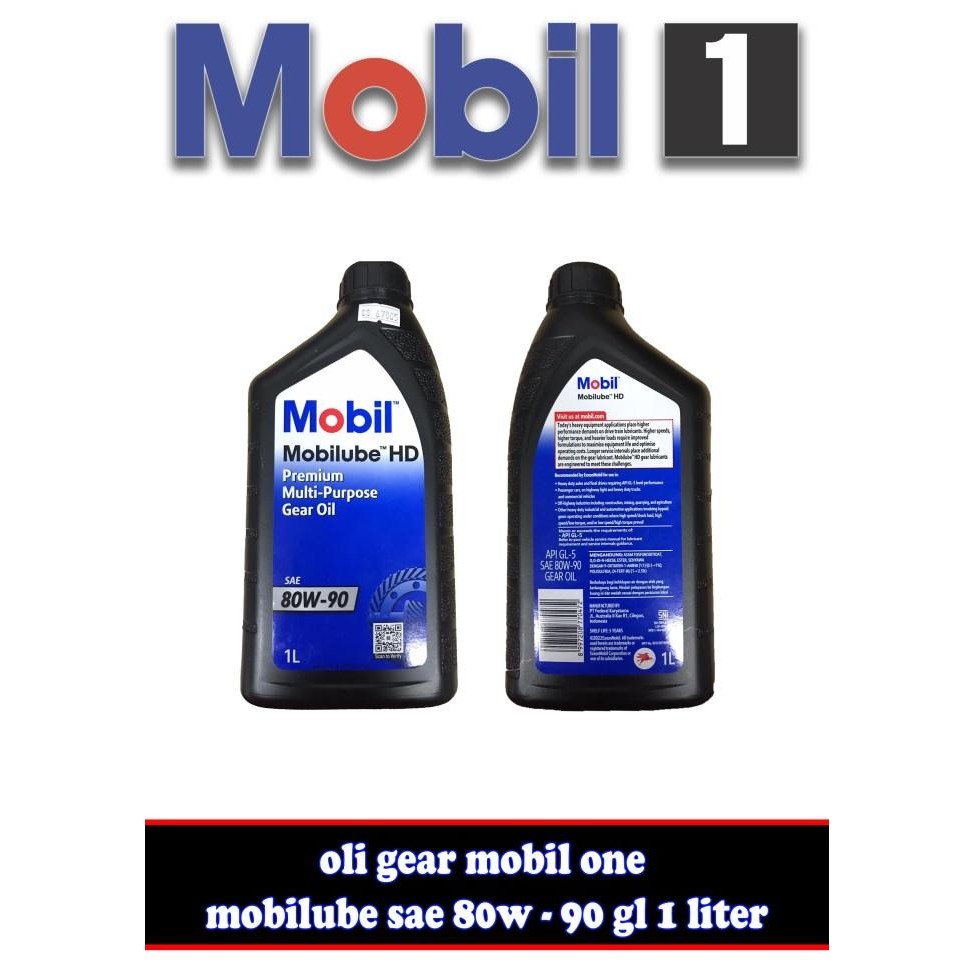 oli gear mobil one mobilube sae 80w90 80w-90 gl -67805- Berkualitas