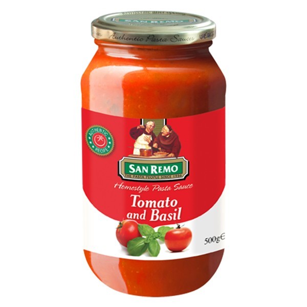 

BERGARANSI San Remo Sauce Tomato and Basil 500 g